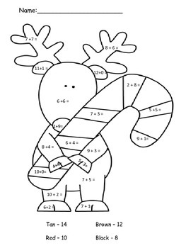 Reindeer Addition by Lindsey Bowman | Teachers Pay Teachers