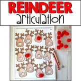 Reindeer Articulation - Christmas Speech Therapy Activities