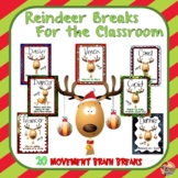 Reindeer Breaks for the Classroom- 20 Christmas Energizers