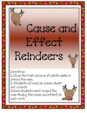 Reindeer Cause and Effect Christmas Scoot