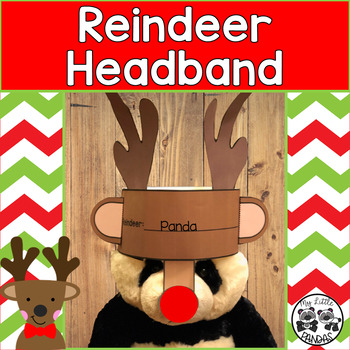 Reindeer Headband by My Little Pandas | TPT