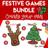Reindeer Christmas Tree Games  |  Create Your Own Activity