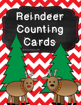 Preview of Reindeer Counting Cards