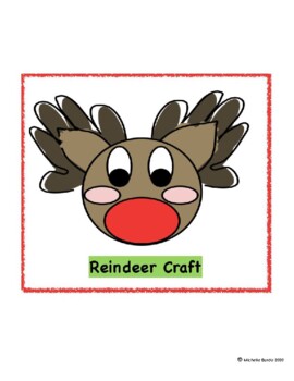 Preview of Reindeer Craft