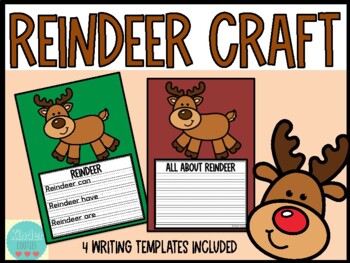 Reindeer Craft by Kinder Cooties | TPT