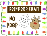 Reindeer Craft - Rudolph - Winter - NO PREP - Printable