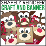Reindeer Craft and Banner for Bulletin Board Display