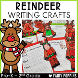 Reindeer Craft and Writing Prompts | Christmas Craftivity