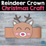 Reindeer Crown Craft - Christmas and Winter Craftivity - C