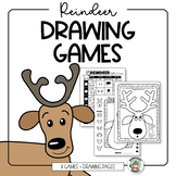 Reindeer Drawing Games • Christmas Elementary Art Activity