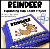 Reindeer Research Writing Flap Book with 30 Differentiated