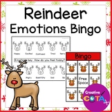 Reindeer Feelings and Emotions Bingo Activity