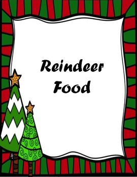 Reindeer Food by Who Said That | TPT