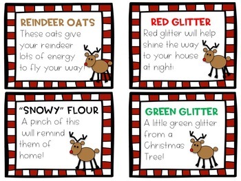 Reindeer Feed Free Printable - Mrs. Jones Creation Station