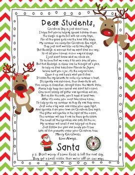 Reindeer Food {Letter From Santa} and {Bag Toppers} by Khrys Greco