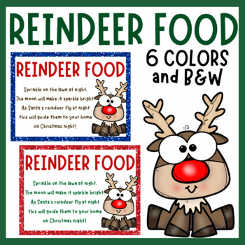 Reindeer Food Tags - Christmas Holiday Craft by Millhouse Firsties
