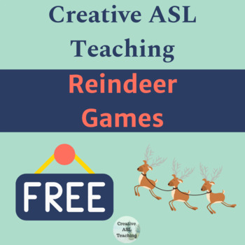 Preview of Reindeer Games - ASL, ESL, Deaf/HH