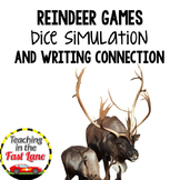 Christmas Writing Activity Reindeer Games Dice Simulation