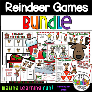 Reindeer Games for Music (BUNDLE) by TrinityMusic | TPT