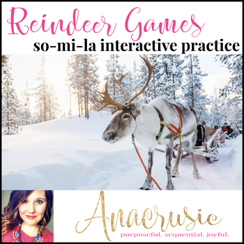 Preview of Reindeer Games - so-mi-la interactive melody practice