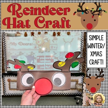 Preview of Reindeer Hat Craft