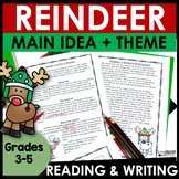 Reindeer Informational Writing and Reading Passages - Chri