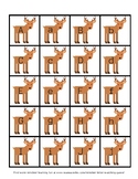 Reindeer Letter Matching Game