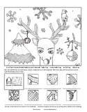 Reindeer Line Techniques worksheet