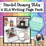 Reindeer Directed Drawing Automatic PPT | ELA Writing Pages