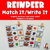 Reindeer Match It/Write It