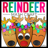 Reindeer Math Crafts Christmas Winter Bulletin Board Activ