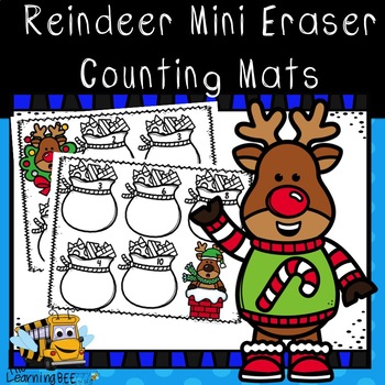 Winter Mini Erasers Counting Mats by Teaching With Mrs Be