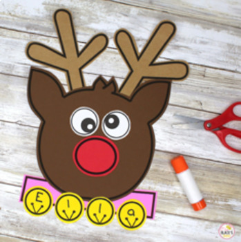 Reindeer Name Craft by Brittani Black | TPT