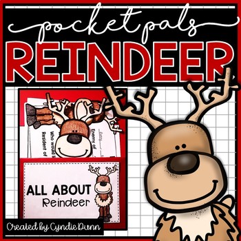 Preview of Reindeer Nonfiction Pocket Pal Writing Activities Nonfiction Reading