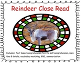 Reindeer Nonfiction text with comprehension and vocabulary
