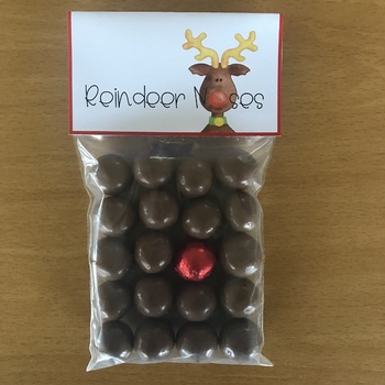 Reindeer Noses Gift Tags by Miss Irvine's Class | TPT