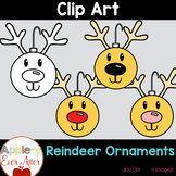Reindeer Ornament Clipart