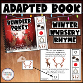 Reindeer Pokey Adapted Book -  Winter Nursery Rhyme Velcro