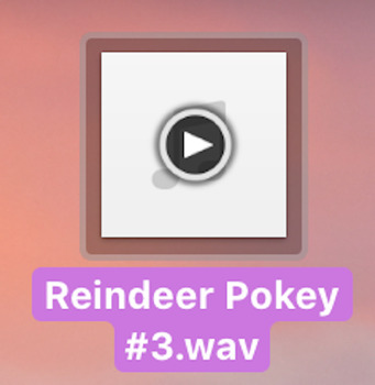 Preview of Wav- audio file- Reindeer Pokey instrumental version- matches lyric video