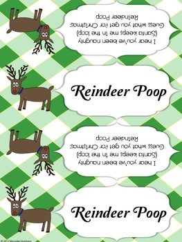 Reindeer Poop by Mercedes Hutchens | Teachers Pay Teachers