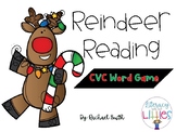 Reindeer Reading {CVC Word Game}