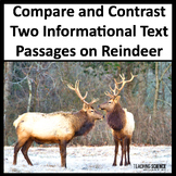 Reindeer Reading Comprehension Passages - Compare and Cont
