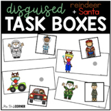 Reindeer + Santa Disguise Task Boxes | Task Boxes for Spec