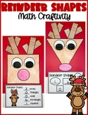 Reindeer Shapes Math Craft | Holiday Craft