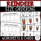 Reindeer Size Ordering | Order by Size Christmas Math Cent