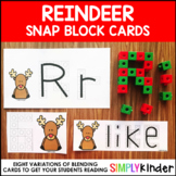 Reindeer Snap Block Cards - Letters, Numbers, and Sight Words