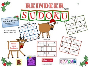 Preview of Reindeer Sudoku