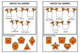 Reindeer Theme Shape Sort 7 Activities - Puzzles, Posters,