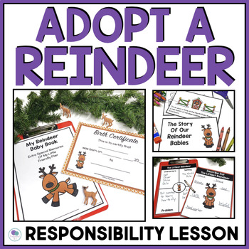 Preview of Reindeer Writing And Activities The Littlest Reindeer 