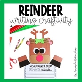 Reindeer Writing Craft, Writing Paper, Writing Prompts, Cr